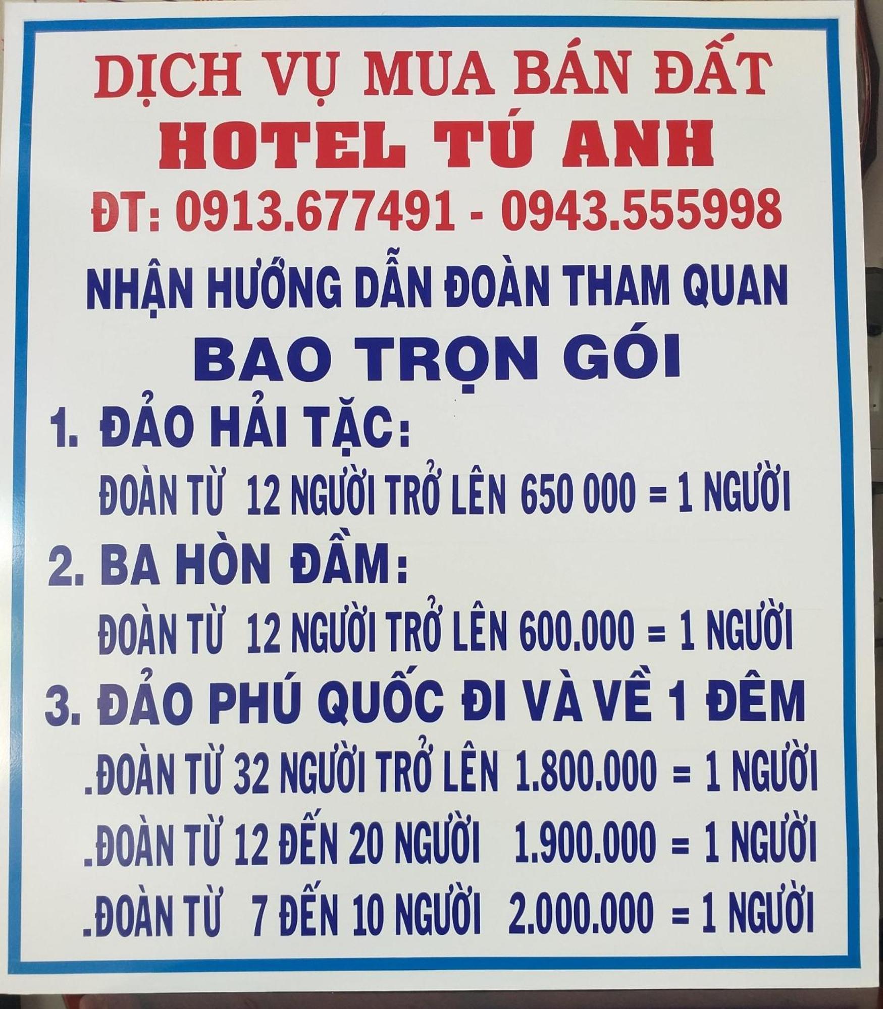 Hotel Khach San Tu Anh HaTien Exteriér fotografie